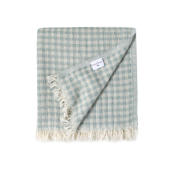 Покрывало Lotus Home - Checked Gingham зеленый 190*225, , 4