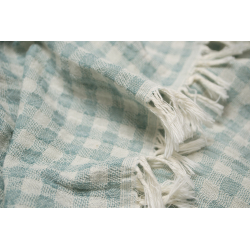 Покрывало Lotus Home - Checked Gingham зеленый 190*225, , 6