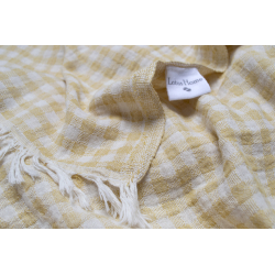 Покрывало Lotus Home - Checked Gingham желтый 190*225, , 5
