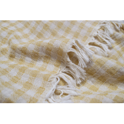 Покрывало Lotus Home - Checked Gingham желтый 190*225, , 6