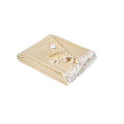Покрывало Lotus Home - Checked Gingham желтый 190*225, , 7