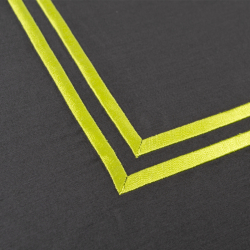 Постельное белье MieCasa сатин - Milano antrasit-yesil антрацит-зеленый king size, , 12