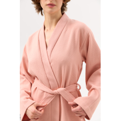 Халат-кимоно Lotus Home - Samma пудра L/XL, , 5