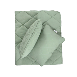 Набор одеяло с подушками Penelope - Colors in Comfort green зеленый евро, , 9