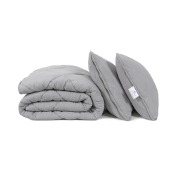 Набор одеяло с подушками Penelope - Colors in Comfort gray серый евро, , 10