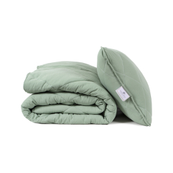 Набор одеяло с подушкой Penelope - Colors in Comfort green зеленый полуторный, , 10