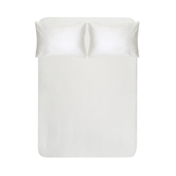 Постельное белье сатин 210ТС Lotus Home - Brista молочный семейный (160*200+30см), , 5