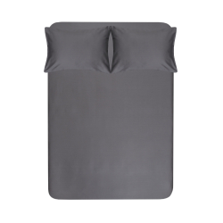 Постельное белье сатин 210ТС Lotus Home - Brista антрацит семейный (160*200+30см), , 5