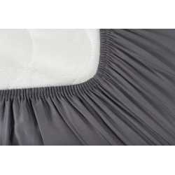 Постельное белье сатин 210ТС Lotus Home - Brista антрацит семейный (180*200+30см), , 11