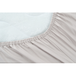 Простынь на резинке Penelope - Pure gri серый 180*200+35, , 3