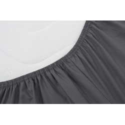 Простынь на резинке Penelope - Pure antrasit антрацит 160*200+35, , 3