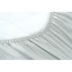 Простынь на резинке Penelope - Pure mavi голубой 200*200+35, , 3