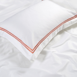 Постельное белье MieCasa сатин - Milano mercan коралловый евро, , 5