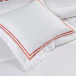 Постельное белье MieCasa сатин - Milano mercan коралловый евро, , 6