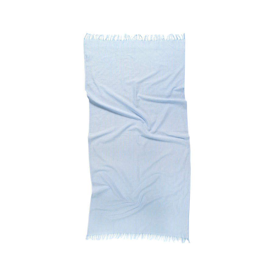 Полотенце Lotus Home Pestemal - Argosa stripe 85*175 light-blue голубой