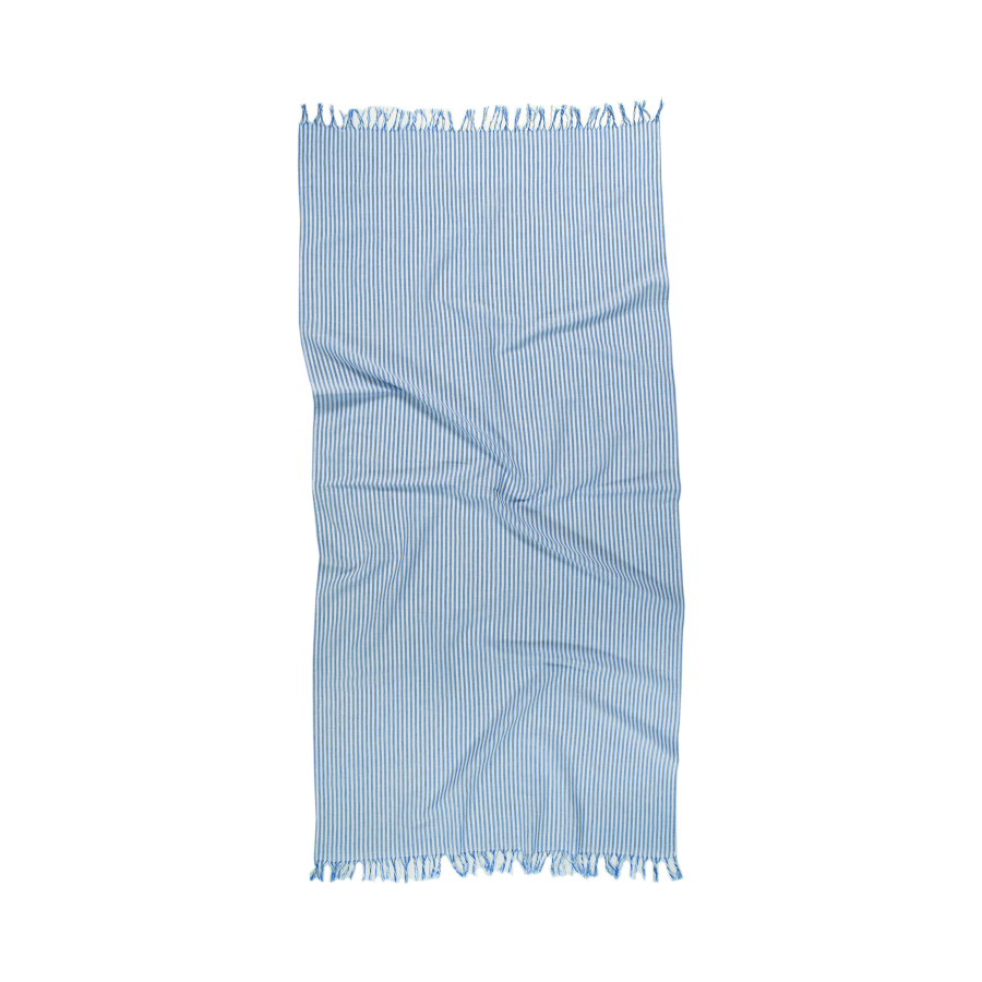 Полотенце Lotus Home Pestemal - Argosa stripe 85*175 blue синий