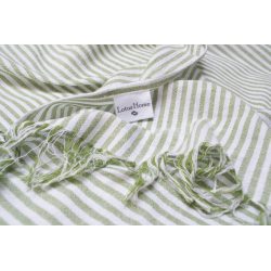 Полотенце Lotus Home Pestemal - Argosa stripe 85*175 green зеленый, , 4