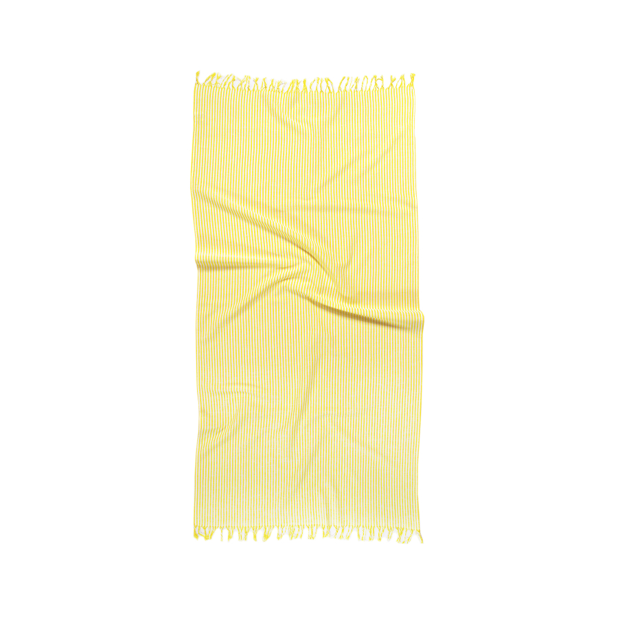 Полотенце Lotus Home Pestemal - Argosa stripe 85*175 yellow желтый