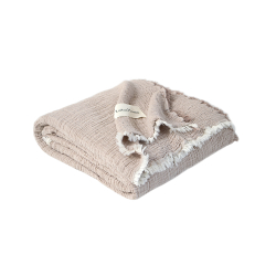 Покрывало Lotus Home - Larna muslin beige 200*220, , 4