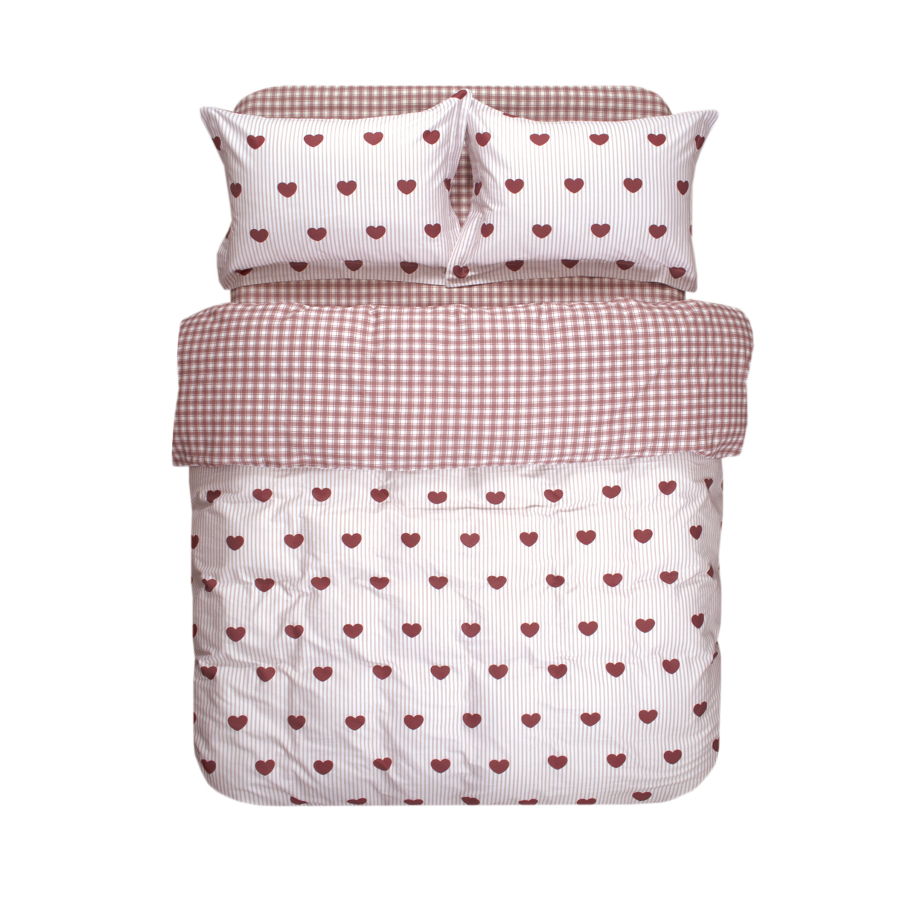 Постельное белье сатин Lotus Home - Me & You евро