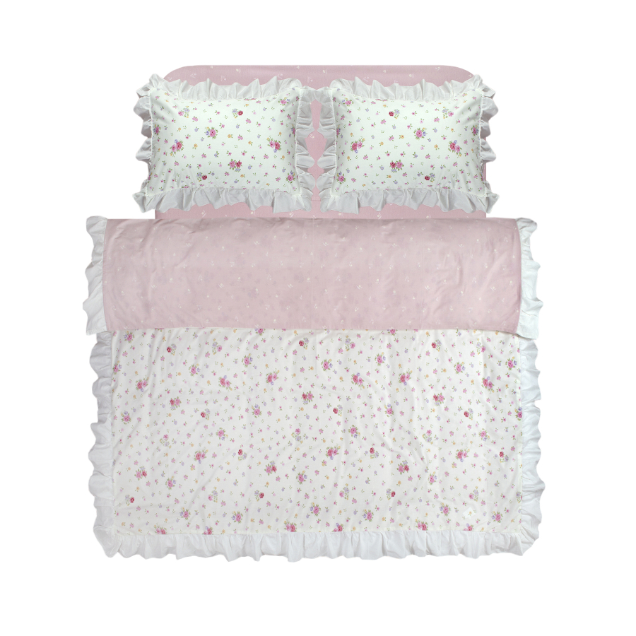 Постельное белье сатин Lotus Home - Masha семейный