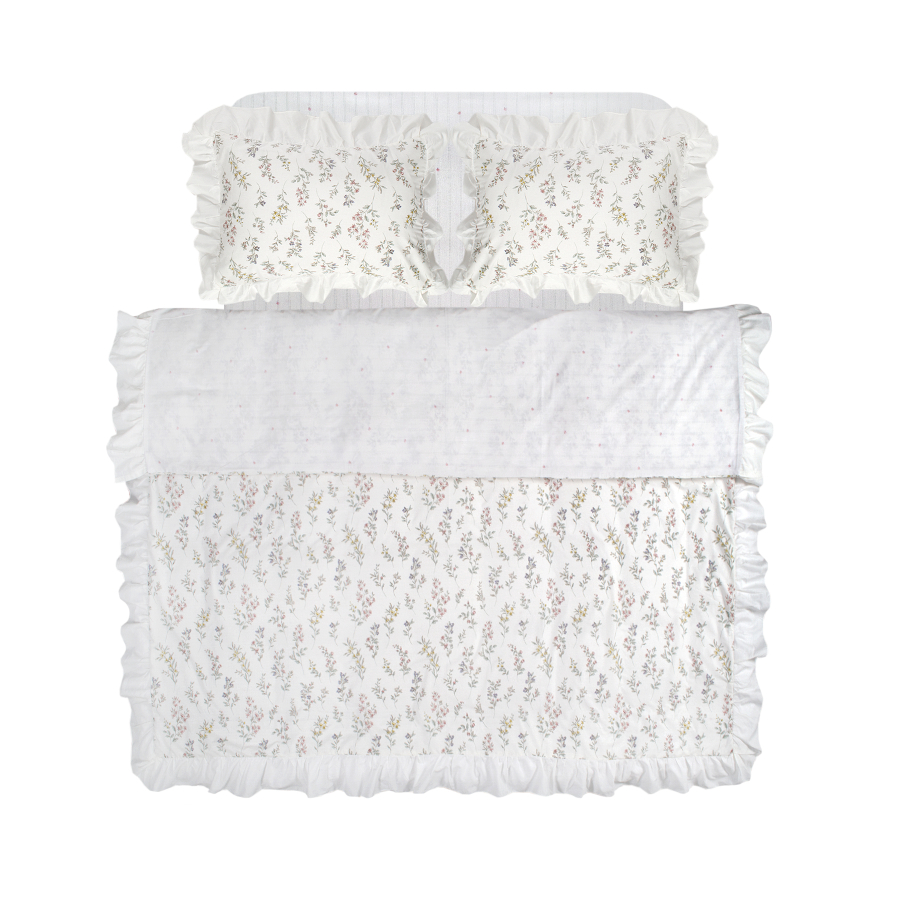 Постельное белье сатин Lotus Home - Veniya семейный