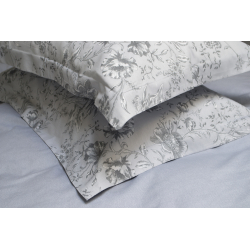 Постельное белье сатин Lotus Home - Wesiya серый евро, , 4