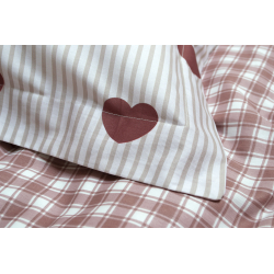 Постельное белье сатин Lotus Home - Me & You полуторный, , 5