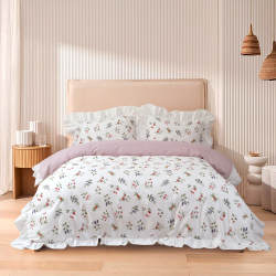 Постельное белье сатин Lotus Home - Fianita семейный, , 3