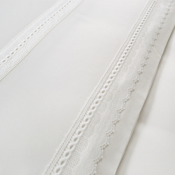 Постельное белье Dantela Vita сатин с кружевом - Palazzo евро, , 4