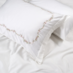 Постельное белье Dantela Vita сатин с вышивкой - Minoa евро, , 5