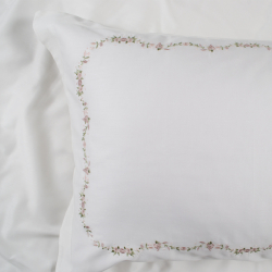 Постельное белье Dantela Vita сатин с вышивкой - Minoa евро, , 6