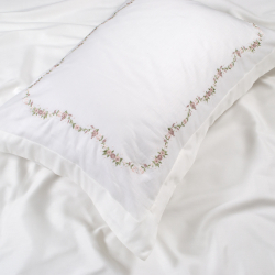 Постельное белье Dantela Vita сатин с вышивкой - Minoa евро, , 7