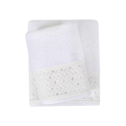 Полотенце махровое Penelope - Delfina beyaz белый 50*90, , 3