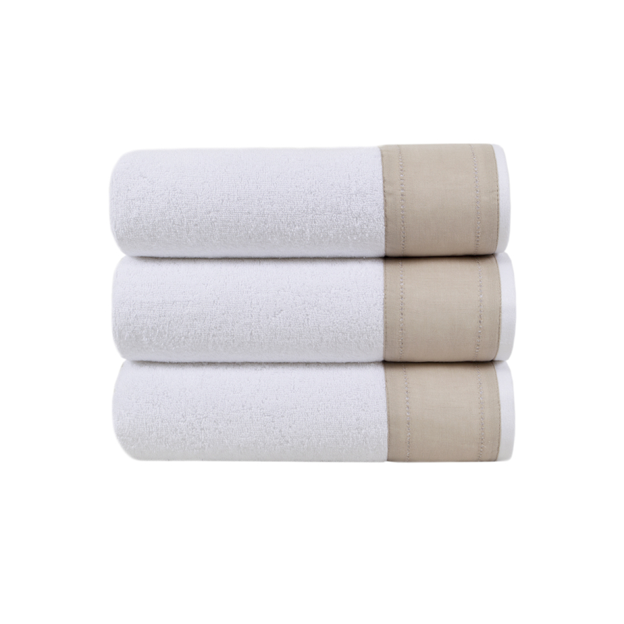 Полотенце махровое Penelope - Luciano beyaz белый 100*150