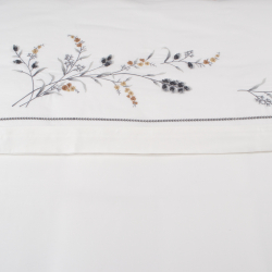 Постельное белье Dantela Vita сатин с вышивкой - Sementa antrasit антрацит евро, , 8