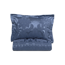 Покрывало жаккард с наволочками Dantela Vita - Armada indigo синий евро, , 6