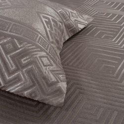 Покрывало жаккард с наволочками Dantela Vita - Justo kahve кофе евро, , 4