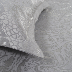 Покрывало жаккард с наволочками Dantela Vita - Hazel a.gri светло-серый евро, , 4