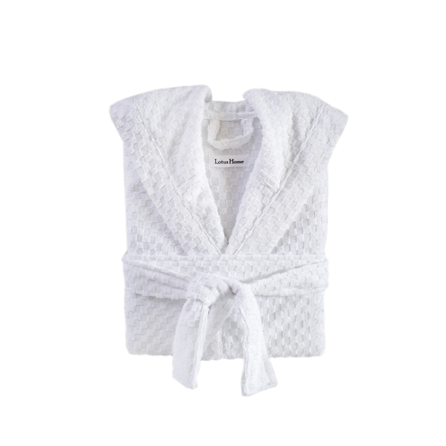 Халат Lotus Home - Larna белый S/M