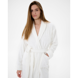 Халат махровый unisex Lotus Home - Basic Soft белый S, , 6