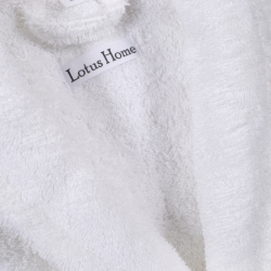 Халат махровый unisex Lotus Home - Basic Soft белый S, , 8