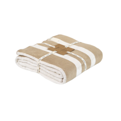 Плед Lotus Home - Infinity Stripe бежевый 200*220, , 7