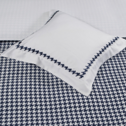 Постельное белье MieCasa сатин - Madison lacivert синий евро, , 6