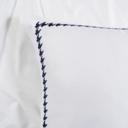 Постельное белье MieCasa сатин - Madison lacivert синий евро, , 7