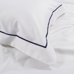 Постельное белье MieCasa сатин - Madison lacivert синий евро, , 9