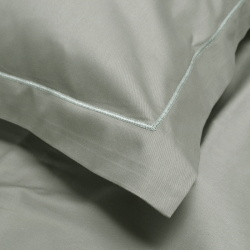 Простынь на резинке с наволочками сатин Lotus Home - Dakota Modern хаки 160*200+50*70 (2), , 3