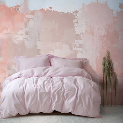 Постельное белье сатин Lotus Home - Dakota Modern розовый евро, , 3