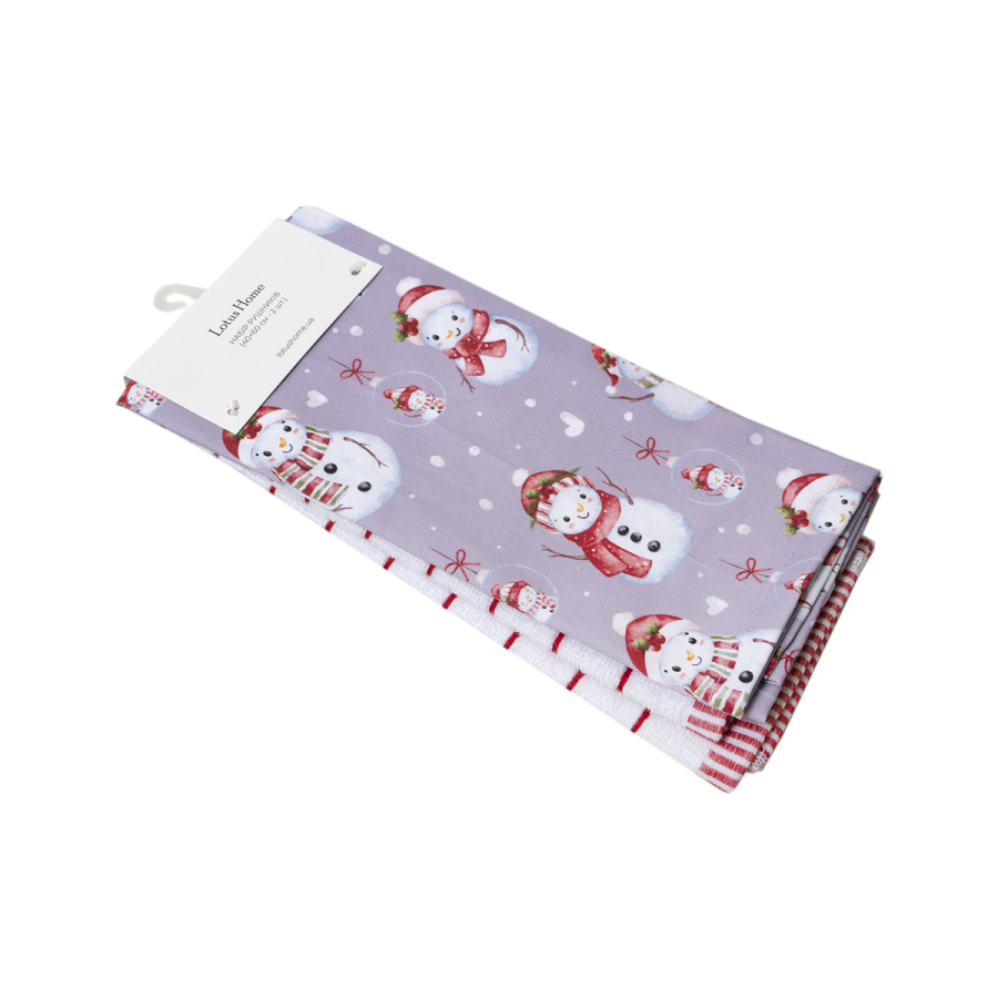 Набор полотенец Lotus Home - Magic Snowmen 40*60 (2шт.)