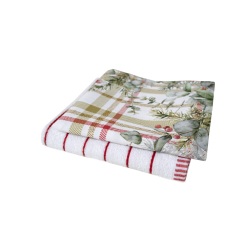 Набор полотенец Lotus Home - Holiday Greenery 40*60 (2шт.), , 4